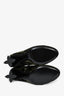 Louis Vuitton Green Velvet Monogram Block Heel Ankle Boots Size 38