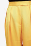 Alex Perry Yellow Satin Oversized Single Breasted Suit Estimated Size XS