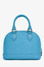 Louis Vuitton Blue Epi Alma BB with Strap