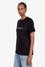 Givenchy Black Cotton Logo T-Shirt Size XXS