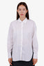 Vince White Cotton Button Up Shirt Size S