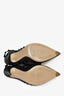 Valentino Black Monochrome Leather Rockstud Cage Heels Size 38