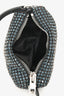 Alexander Wang Blue Small Heiress Crystal Mesh Pouch