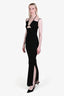Frame Black Strappy Maxi Dress Size L