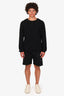 Off-White Black Cotton Lightweight Shorts Size M Mens
