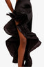 Retrofête Black Ruffled Kaitlin Dress Size M