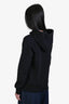 A.P.C x Sacai Black Cotton 'Taiyo' Logo Hoodie Size XXS