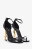 Saint Laurent Black Patent Leather 'Opyum' Heels Size 39