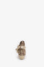 Gucci SS03 Beige GG Canvas Horsebit 1955 Chain Clutch Bag