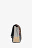 Pre-loved Chanel™ 2012 Spring Summer Limited Edition Patchwork Jumbo Single Flap Shoulder Bag SHW