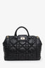 Christian Dior 2012 Black Cannage Lambskin Milly La Foret Shopping Tote