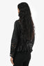 Sacai Black Satin Lace Bomber Jacket Size 1