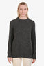 Jenni Kayne Grey Recycled Cashmere Cotton Sweater Size S