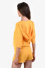 Hermès Orange Zip Up Hoodie + Shorts Set Size 38 & 36