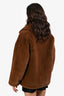 Stand Studio Brown Faux Fur 'Savannah' Coat Size 36