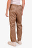Gucci Khaki Cotton Cargo Pants Size 54 Men's