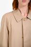 Burberry Vintage Beige Picacadilly Short Trench Coat Size 46