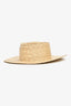 Lack of Color Brown Straw Palma Wide Boater Hat Size M
