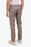 Pal Zileri Grey Wool Straight Leg Pants Size 48 Mens