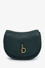 Burberry Green Leather Rocking Horse Crossbody Bag
