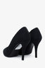 Pre-loved Chanel™ Black Beaded CC Cap Toe Heels Size 40