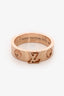 Louis Vuitton Rose Gold Empreinte LV Medium Ring