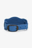 Balenciaga Blue Leather Wrap Bracelet
