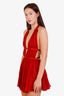 Mirror Palais Red Silk 'Venus' Mini Dress Size XS