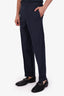 Tom Ford Navy Mohair Silk Trousers Size 48 Mens