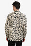 Marni Cream/Black Cotton Patterned Long Sleeve Button Down Shirt Mens