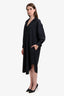 Maison Margiela Charcoal Grey Wool Long Sleeve Dress Size M