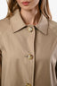 Lauren by Ralph Lauren Beige Single Breasted Trench Coat Size Small