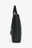 Saint Laurent Dark Green Leather Small 'Shopping Toy' Tote with Strap