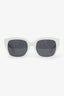 Celine White Logo Sunglasses with White Logo Pouch