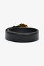 Versace Black Smooth Leather Medusa Head Belt Size 100 Men's