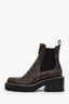 Louis Vuitton Monogram LV Beaubourg Ankle Boots Size 37.5