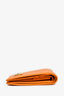 Salvatore Ferragamo Orange Leather Gancini Card Holder