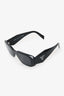 Prada Black Rectangular Symbole Sunglasses