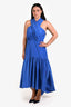 Veronica Beard Blue Twist 'Radley' Maxi Dress Size 16
