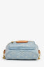 Louis Vuitton Blue Denim and Leather Mini Bum Bag with Strap & Chain