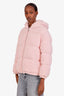 Miu Miu 2021 Pink Virgin Wool Bomber Jacket Size 36