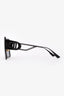 Christian Dior Black Metal Square Sunglasses