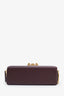 Christian Dior 2017 Burgundy Leather DiorAddict Small Lockbox Bag