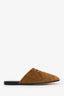 Gucci Brown Suede GG Monogram Horsebit Mules Size 8 Mens