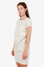 Moschino Cheap & Chic White Drop-Waist Dress Size 4