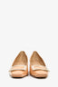 Roger Vivier Nude Patent Leather Buckle Detail 'Belle' Pumps Size 39