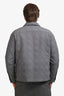 Christian Dior Grey Cannage Overshirt Jacket Size 49 Mens