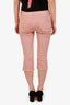 Red Valentino Pink Denim Capri Pants Size 4