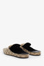 Gucci Beige GG Canvas Horsebit Ragazzo Mule Size 41.5