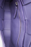 Bottega Veneta Purple Leather Intrecciato Cassette Crossbody Bag